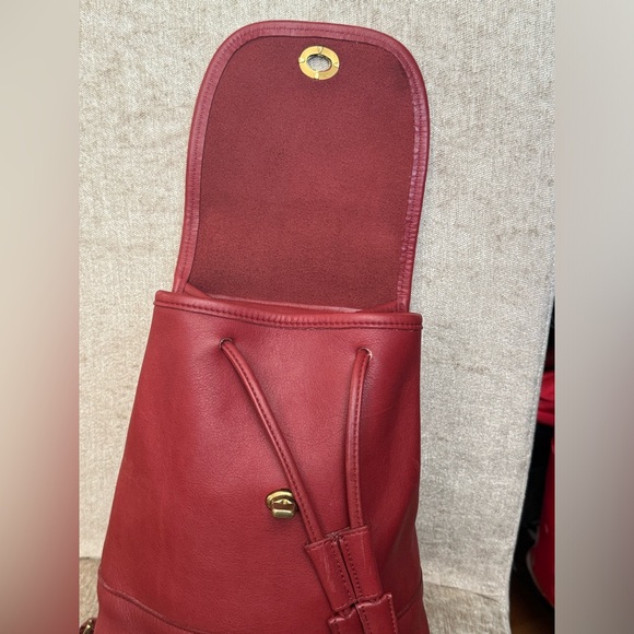 Vintage Coach Day Pack - Red Regular Size - EXCELLENT CONDITION C6C-9960 - Picture 10 of 10